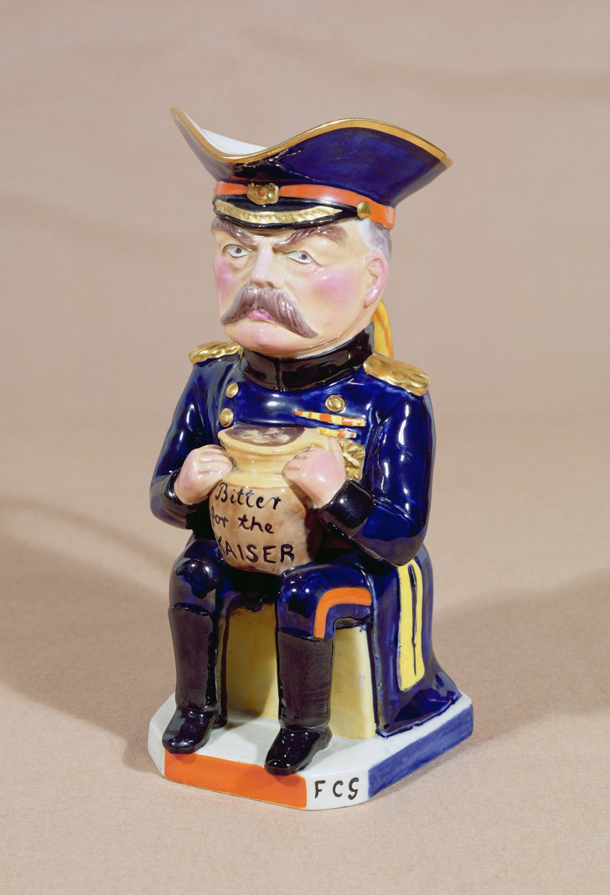 Toby Jug représentant Lord Kitchener, fabriqué par Wilkinson, 1915 - Francis Carruthers Gould