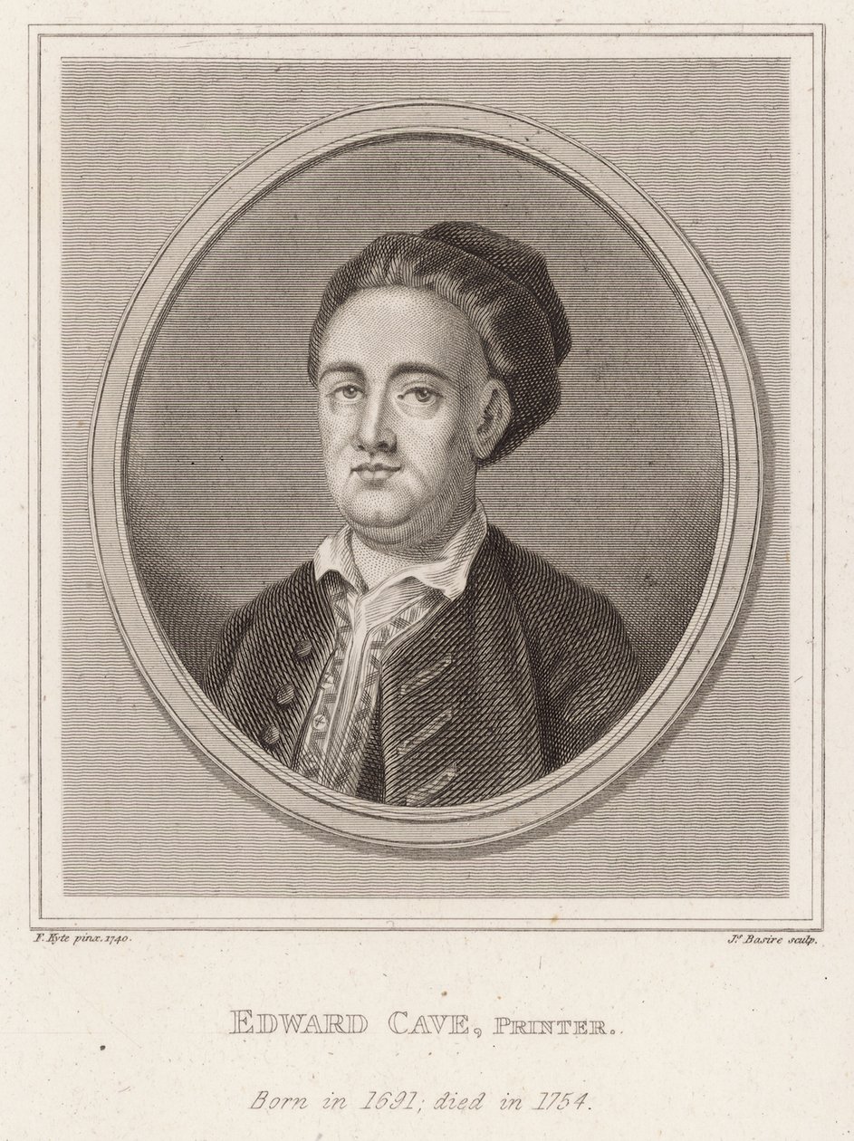 Edward Cave, imprimeur, né en 1891, mort en 1754 - Francis Kyte