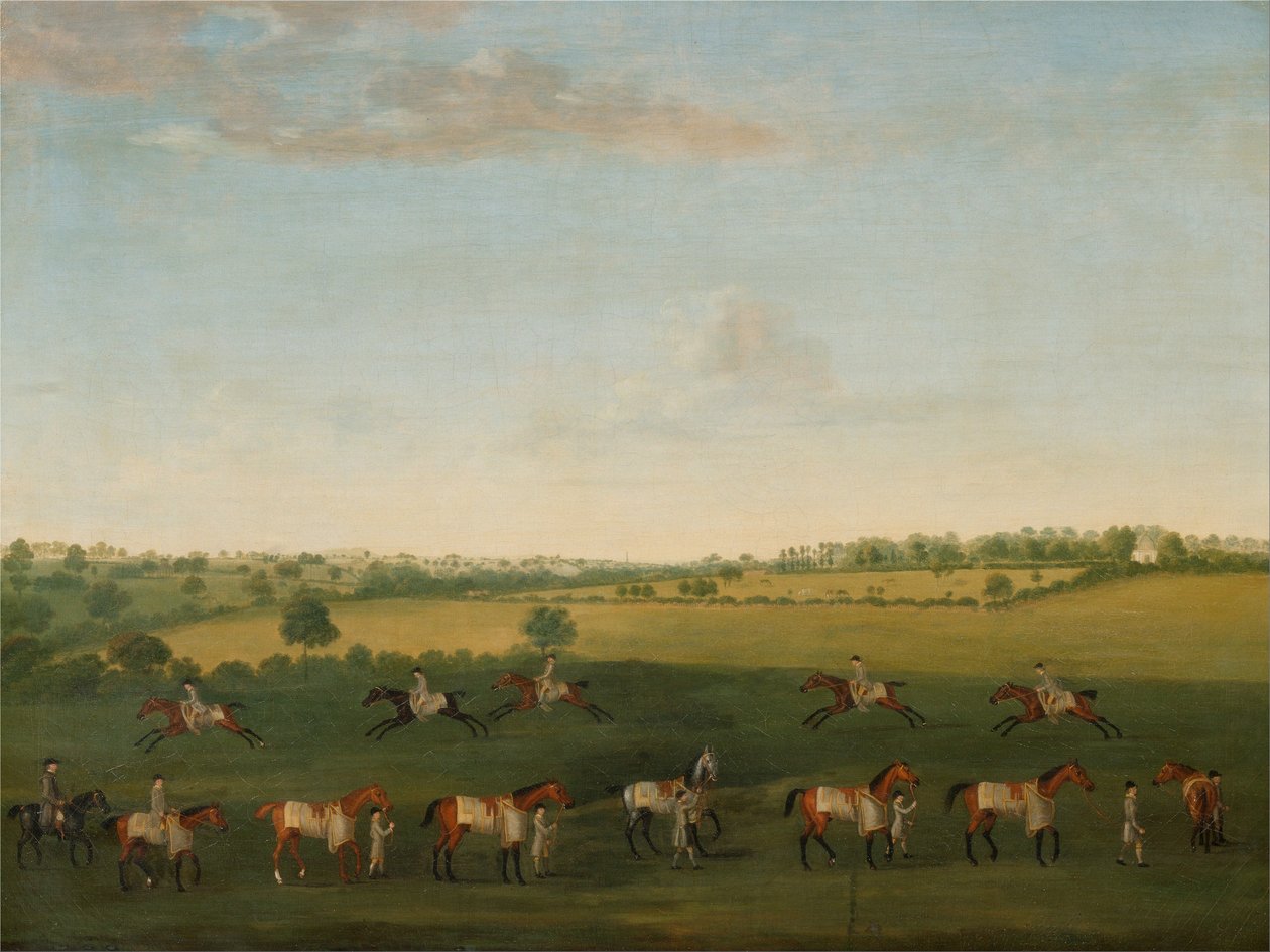 La chaîne de chevaux de course de Sir Charles Warre Malet à l