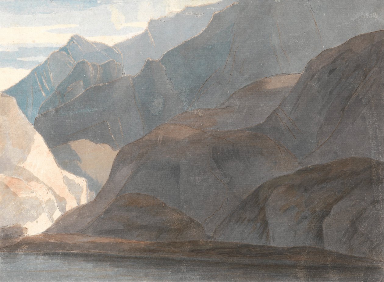 Sur le lac de Côme - Francis Towne