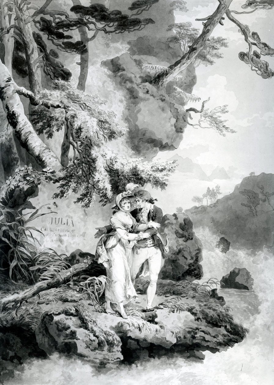 Saint Preux et Julia, 1786 - Francis Wheatley