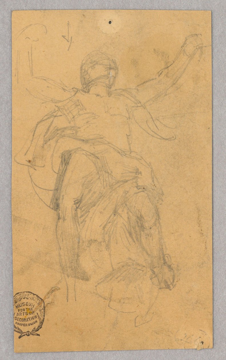 Étude de figure pour une fresque - Francis Augustus Lathrop