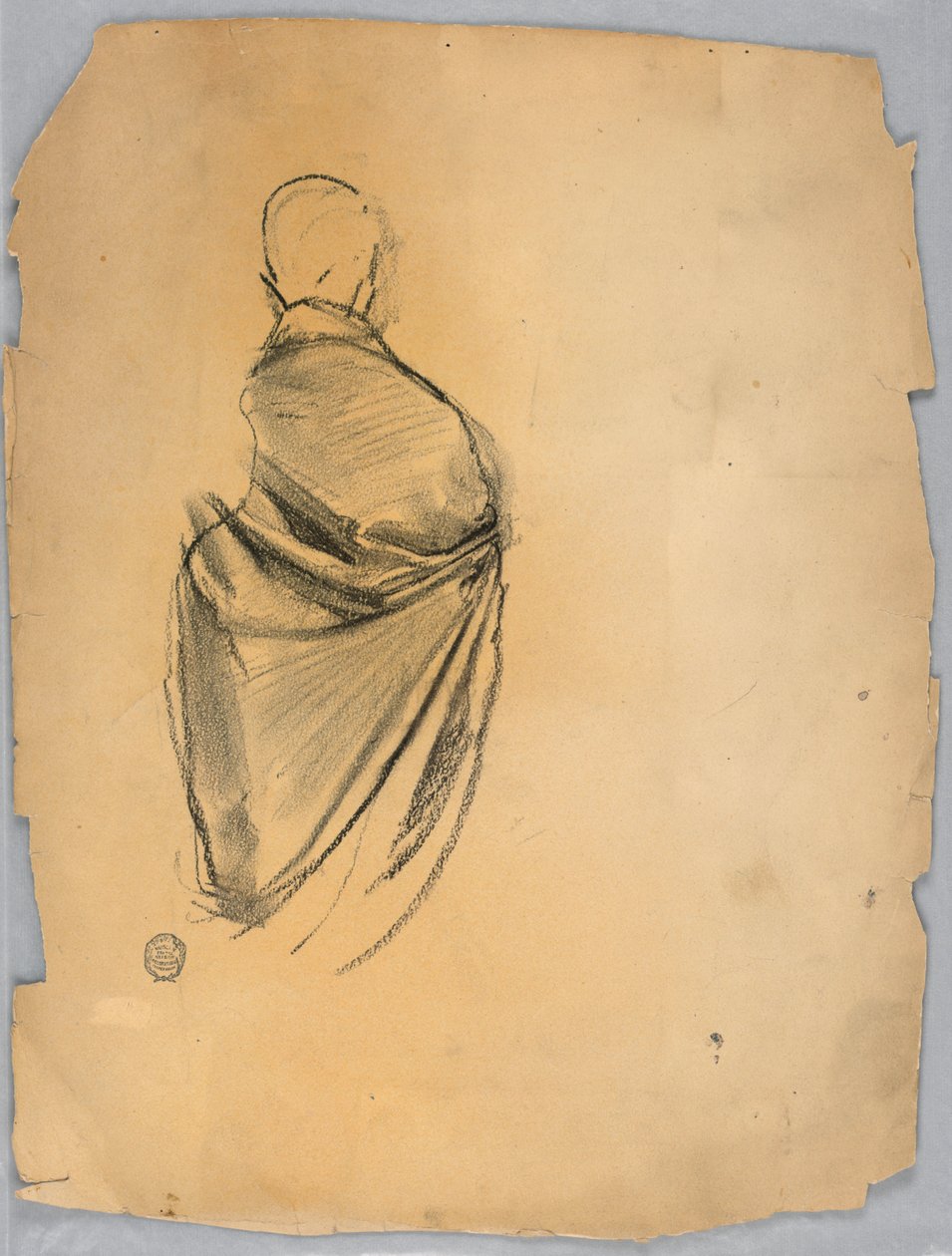 Figure avec draperie - Francis Augustus Lathrop