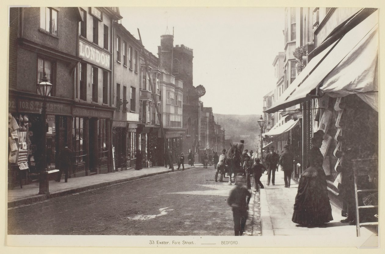 33. Exeter, Fore Street, 1860-94 - Francis Bedford
