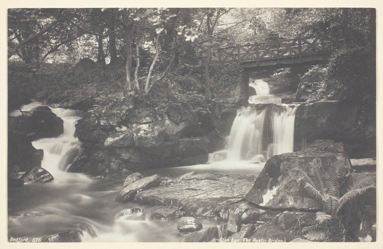 Glen Lyn, le pont rustique - Francis Bedford