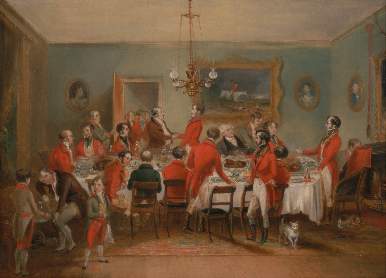 Le hall des célibataires : Le petit-déjeuner de la chasse - Francis Calcraft Turner