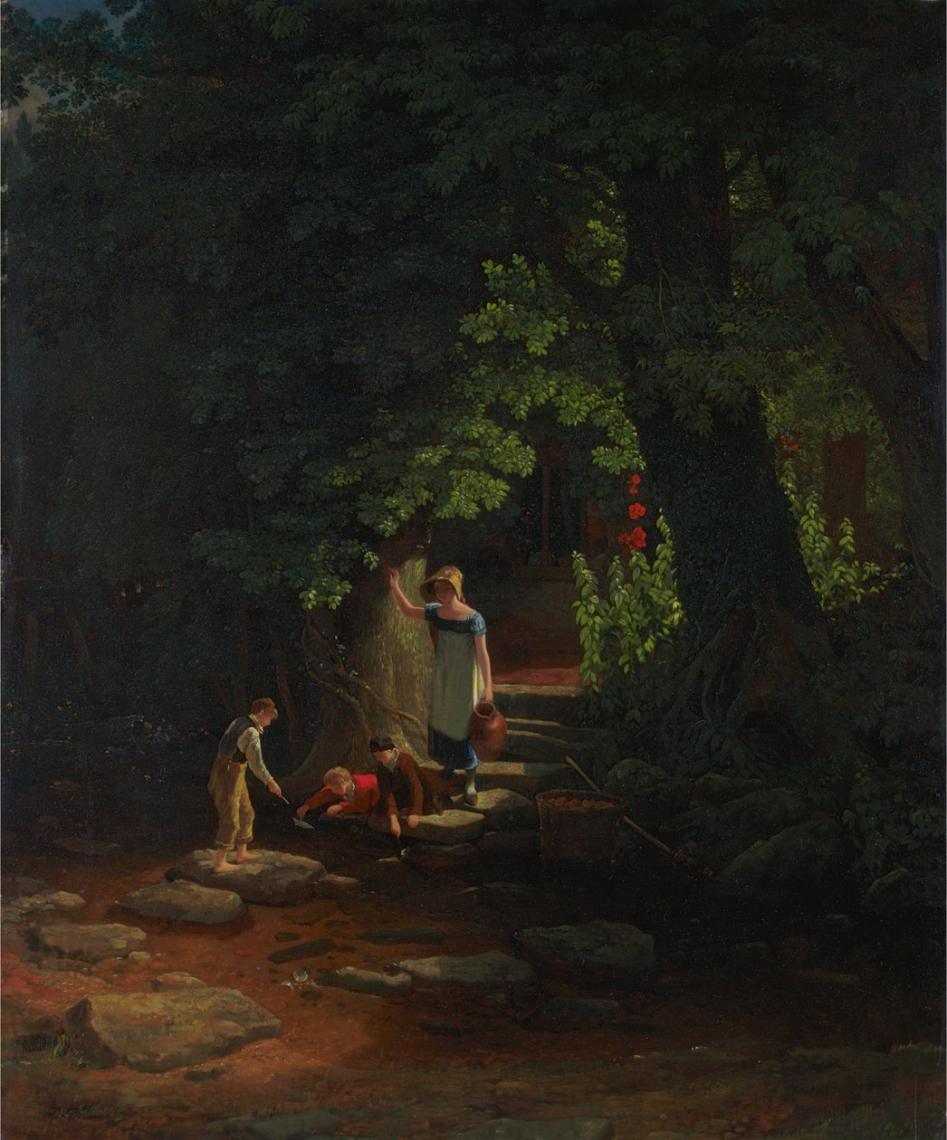 Enfants près d