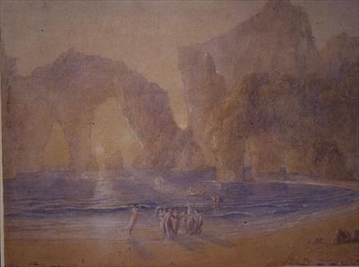 Fées sur le rivage - Francis Danby