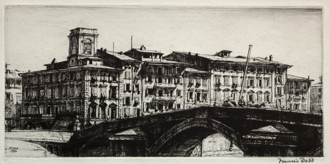 Ponte di Mezzo, Pise - Francis Dodd