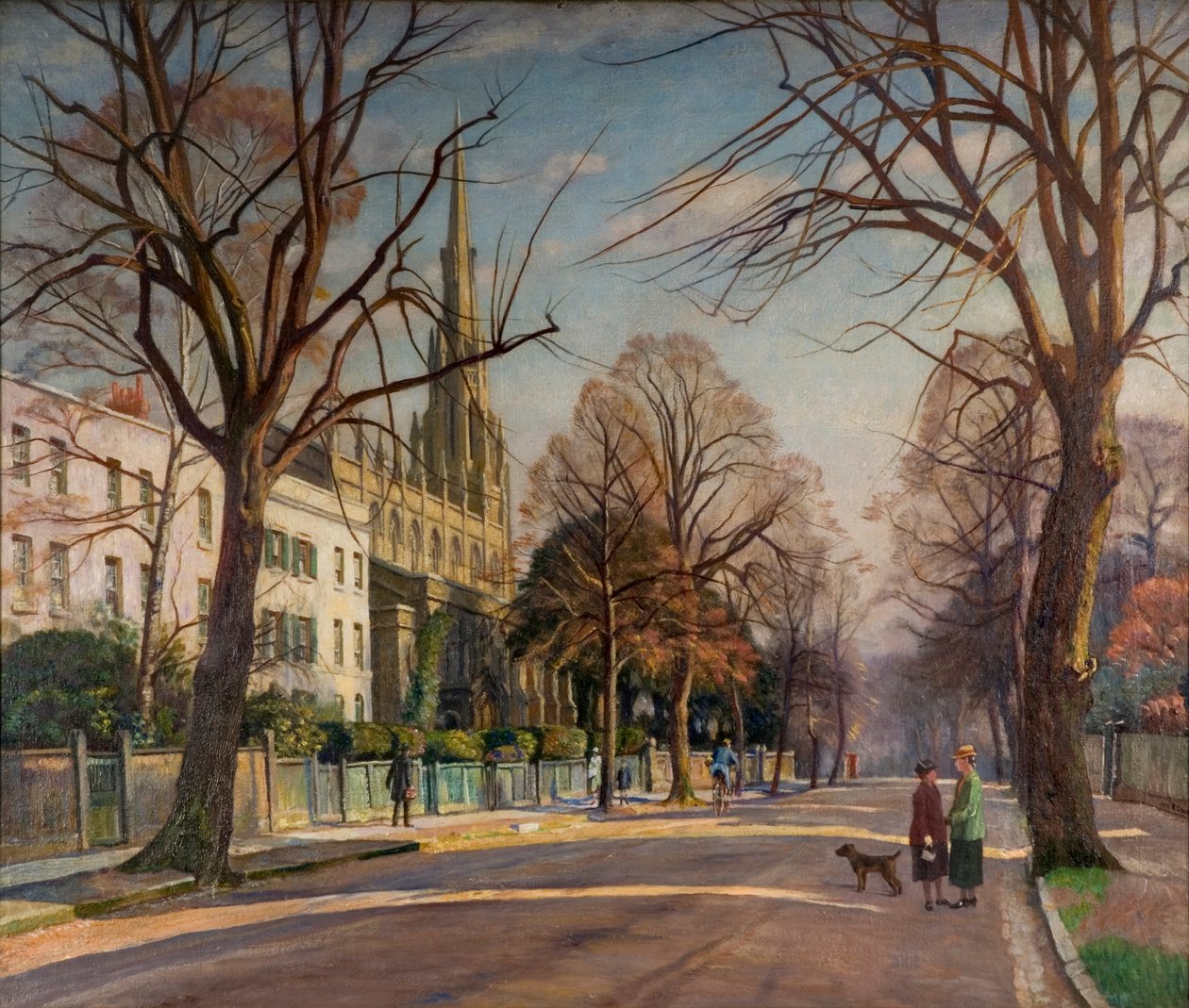 Printemps dans la banlieue - Francis Dodd