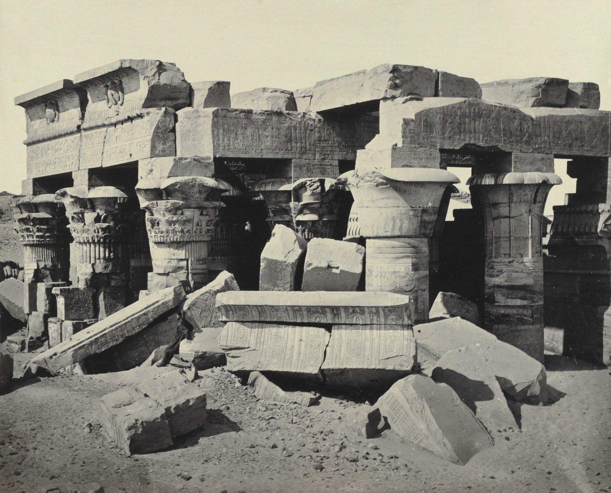 Kom Ombo, vers 1858 - Francis Frith