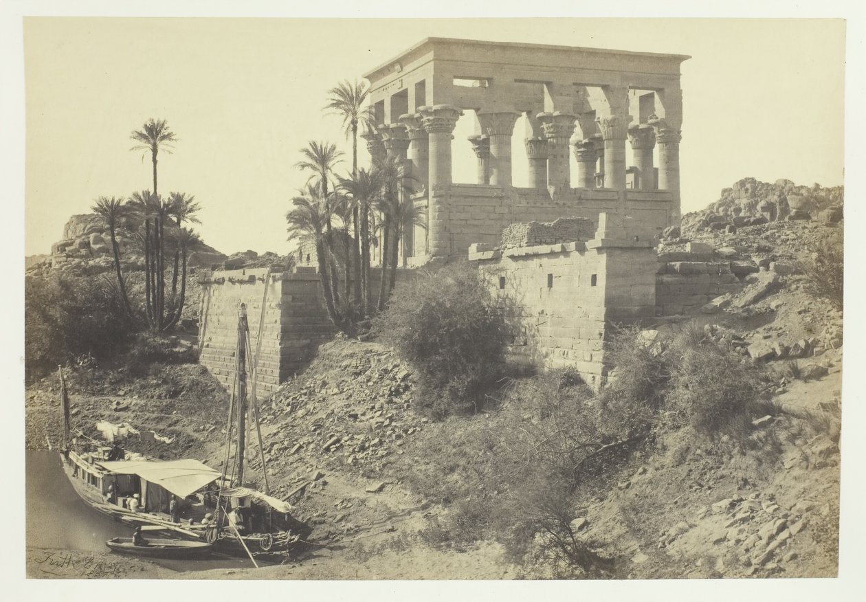 Lit du Pharaon, Île de Philæ, 1857 - Francis Frith