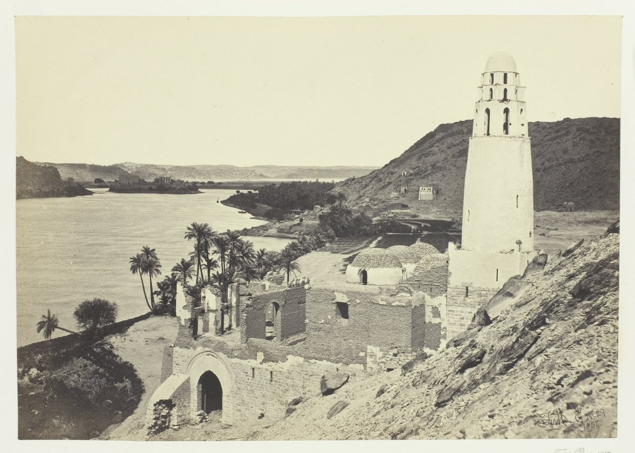 Mosquée en ruine près de Philæ - Francis Frith