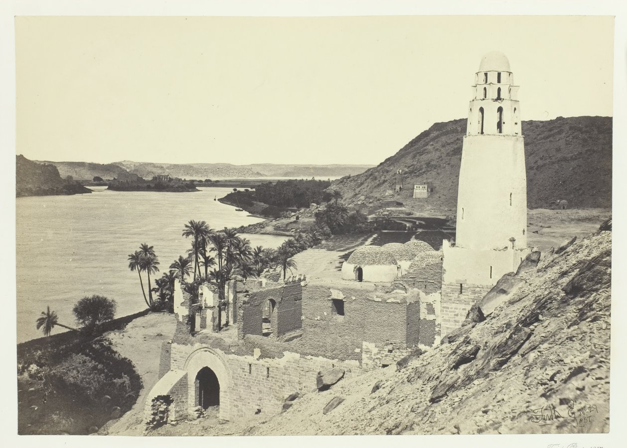 Mosquée en ruine près de Philæ - Francis Frith