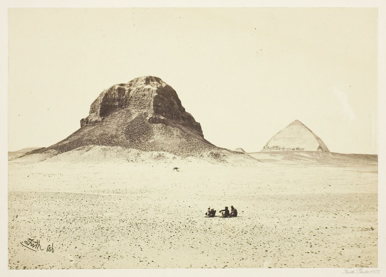 Les Pyramides de Dahshoor - Francis Frith