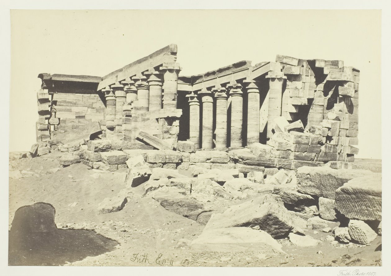Le Temple de Maharaka, Nubie, 1857 - Francis Frith