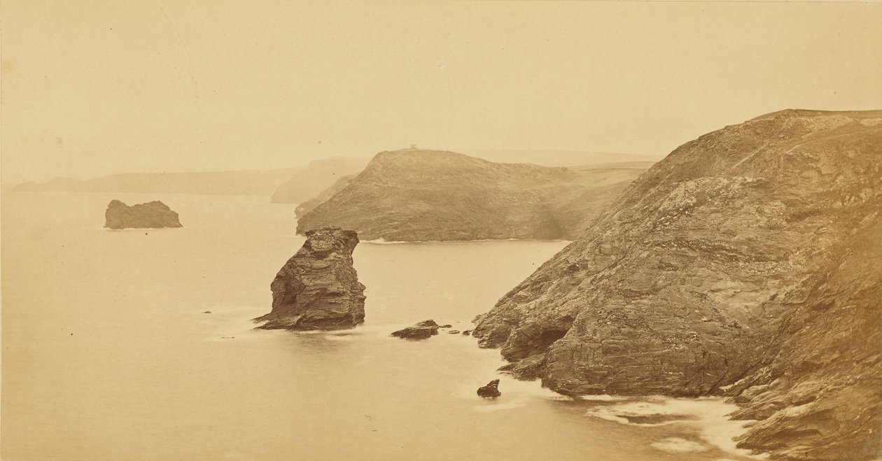 Sur la côte Trevalga - Francis Frith