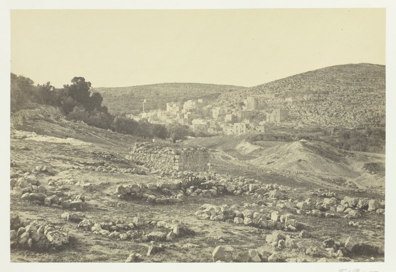 Vue à Hébron, 1857 - Francis Frith