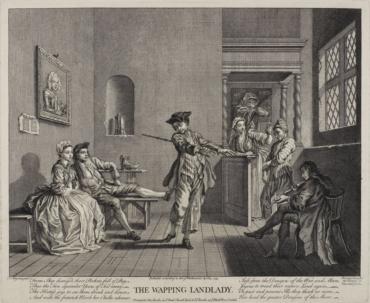 La logeuse de Wapping, 1743 - Francis Hayman
