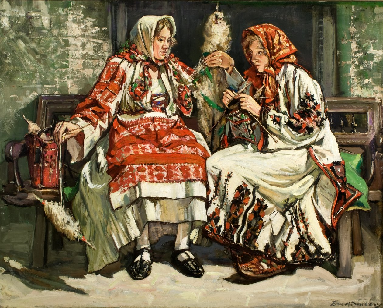 Femmes serbes, c.1930 - Francis Henry Newbery