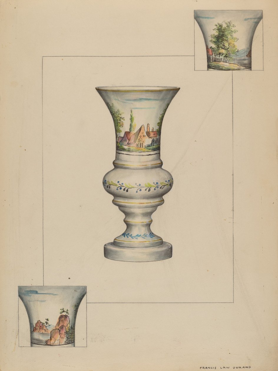 Vase Allume-Feu - Francis Law Durand