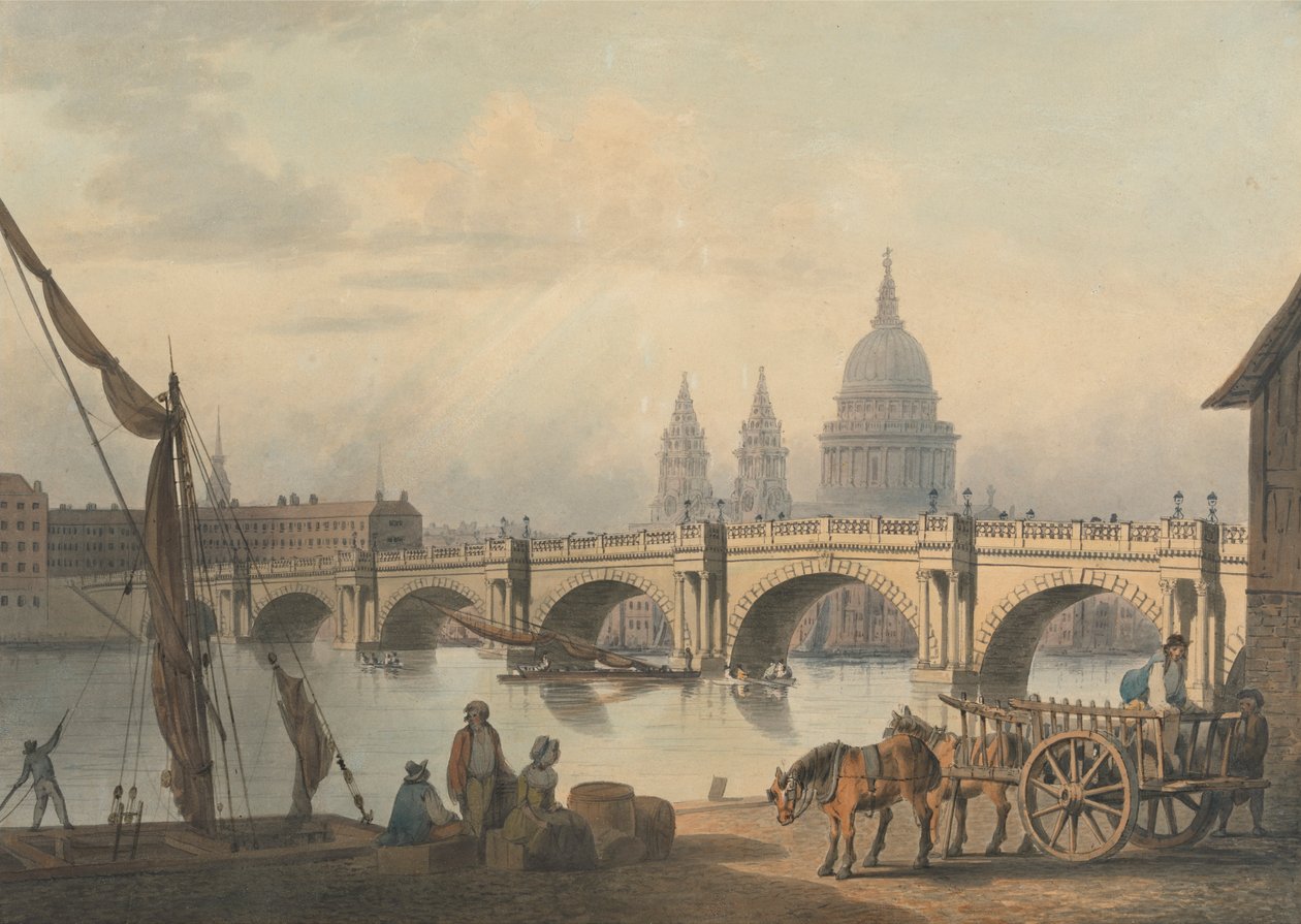 Pont de Blackfriars et St. Paul