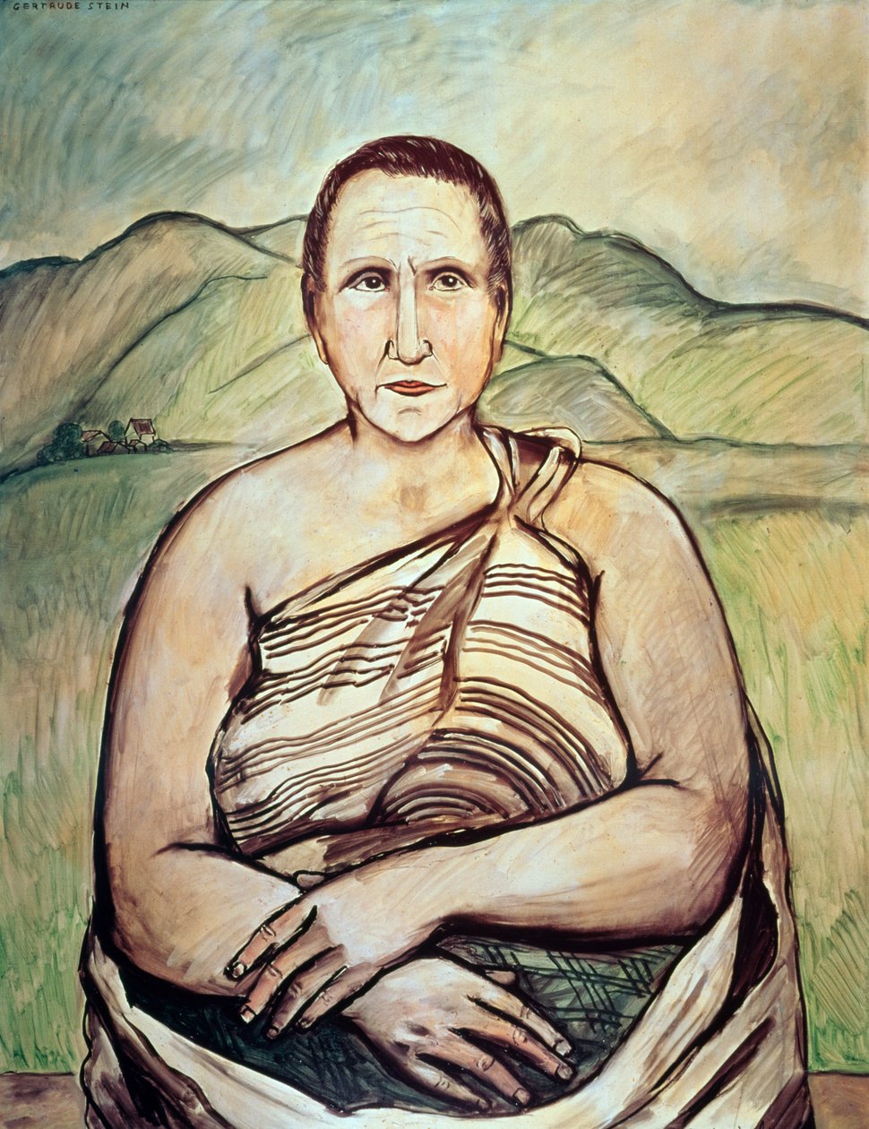 Gertrude Stein (1874-1946) (huile sur toile) - Francis Picabia