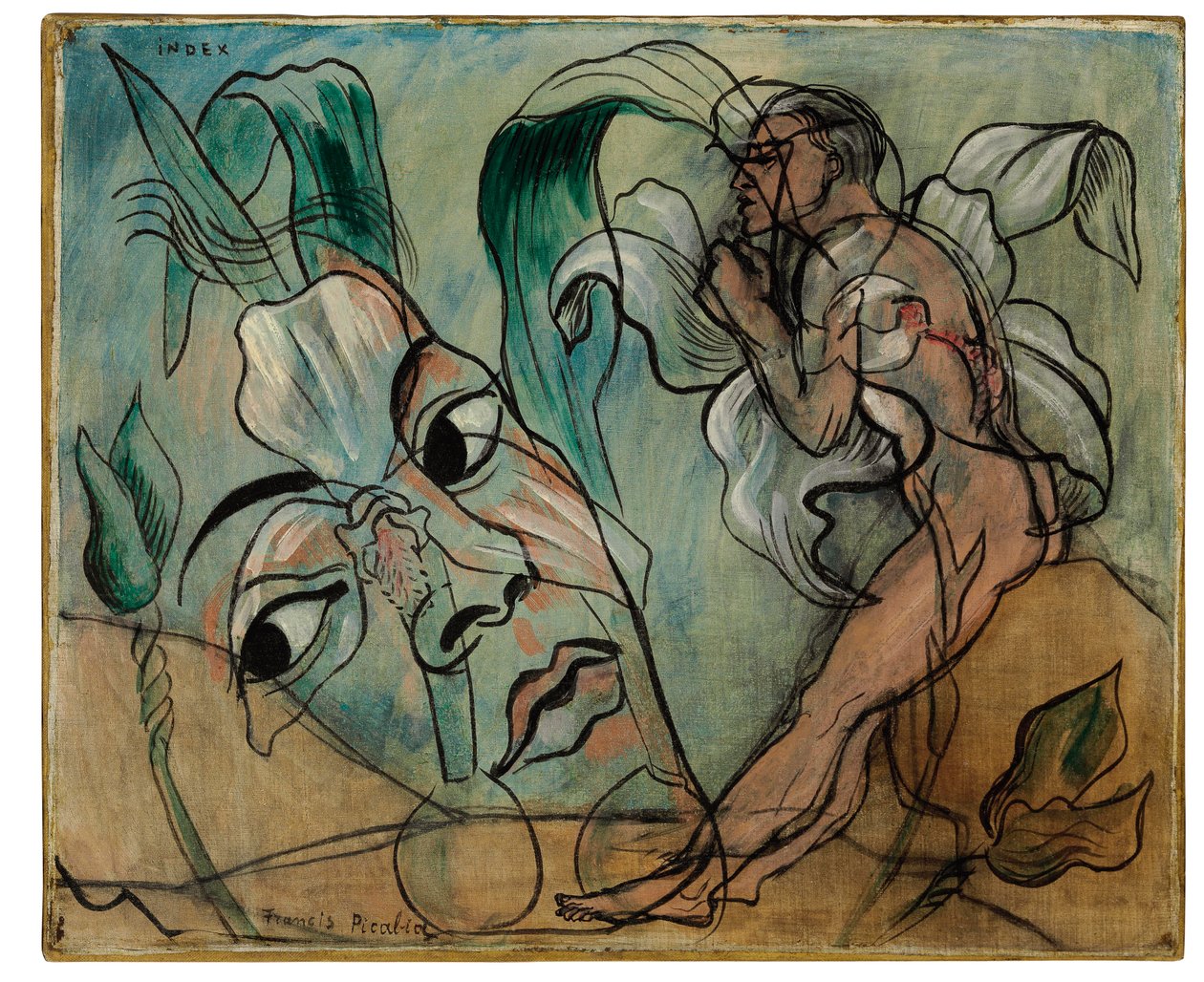 Index, vers 1935 (huile sur toile) - Francis Picabia