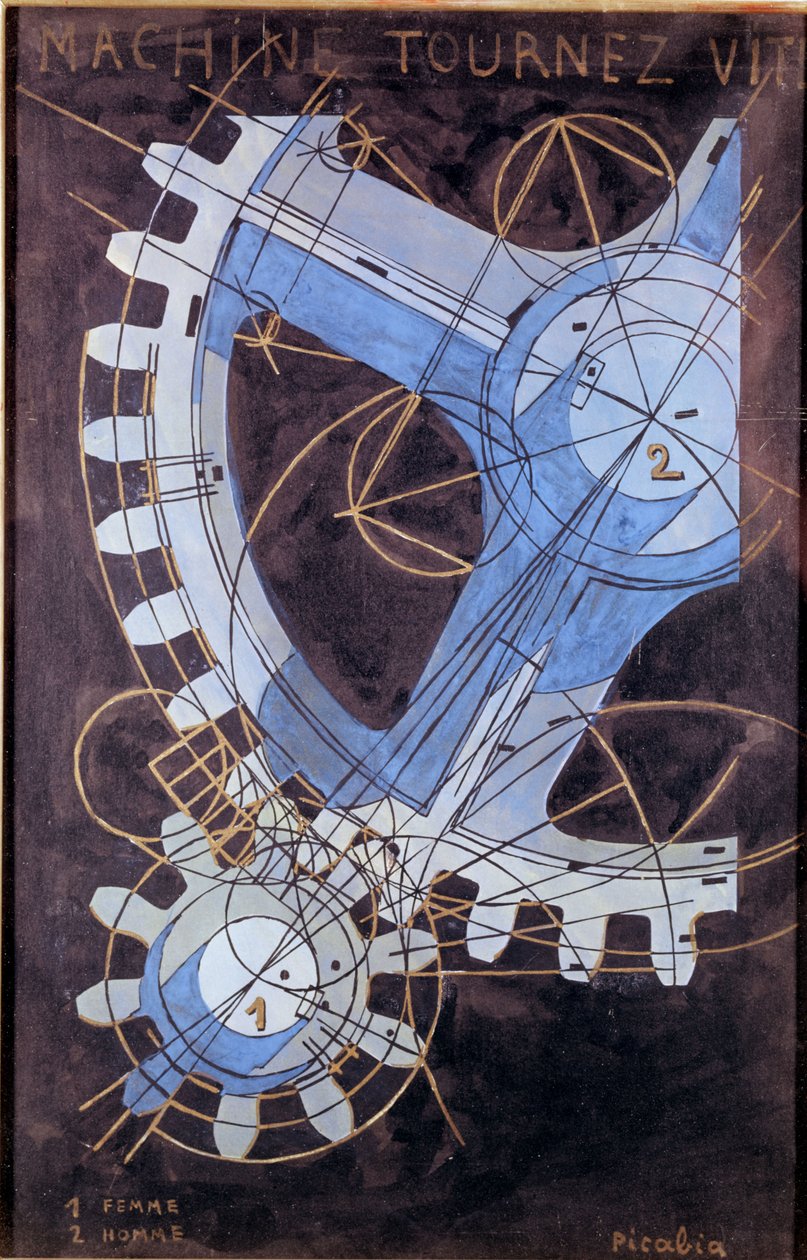 Machine, Tournez Vite - Francis Picabia