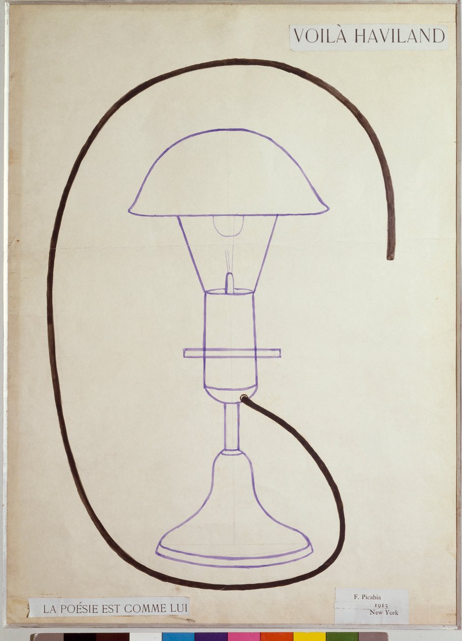 La poésie lui ressemble (Dessin - Francis Picabia