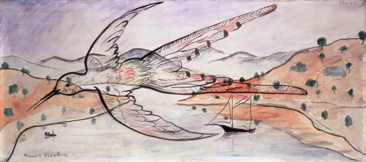Le colibri, vers 1928-30 (huile sur toile) - Francis Picabia