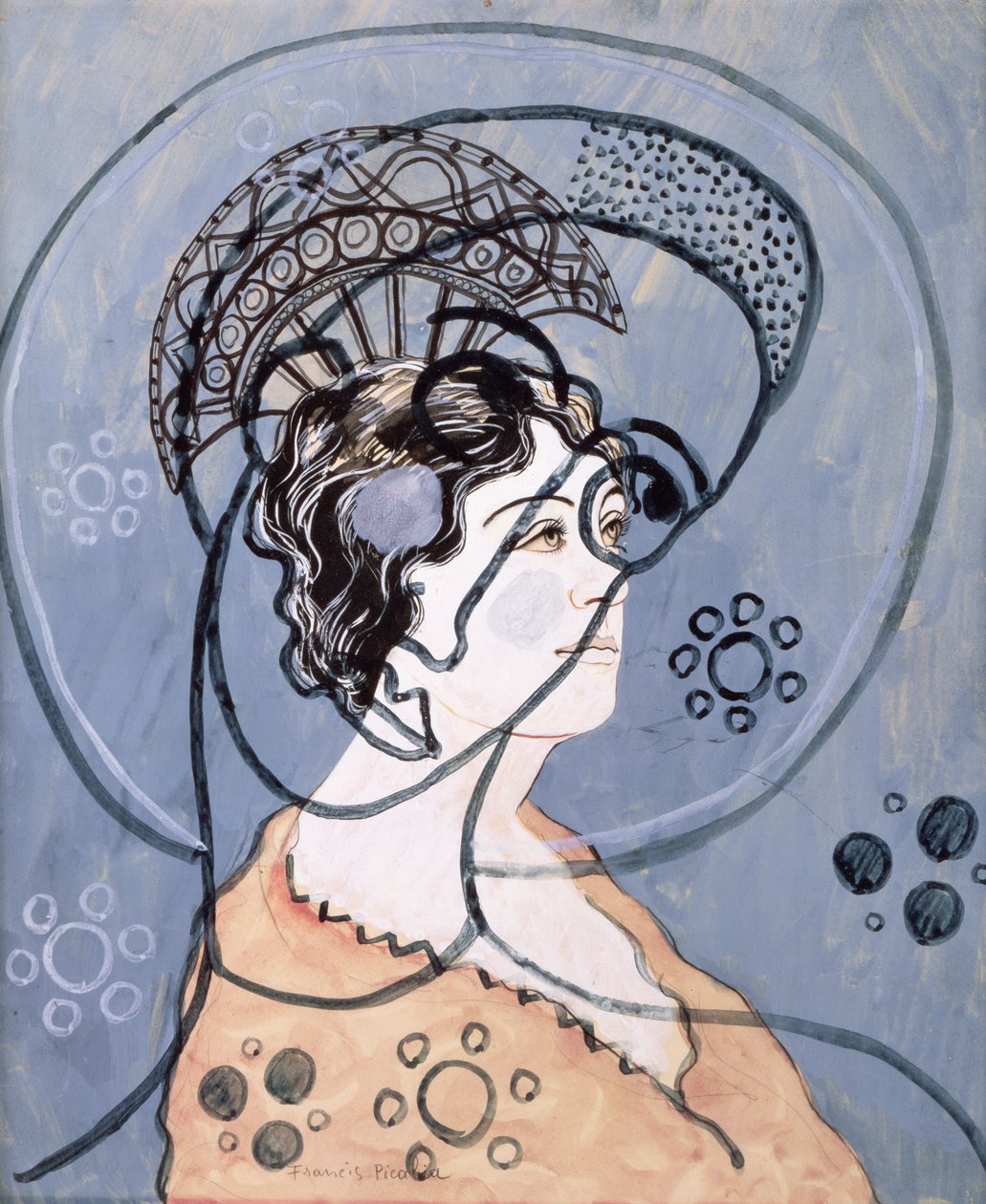 Transparence, vers 1930 (gouache et encre sur crayon) - Francis Picabia