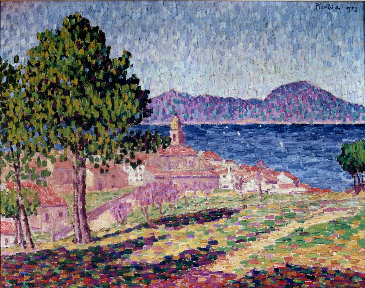 Vue de Saint Tropez, la Citadelle - Francis Picabia