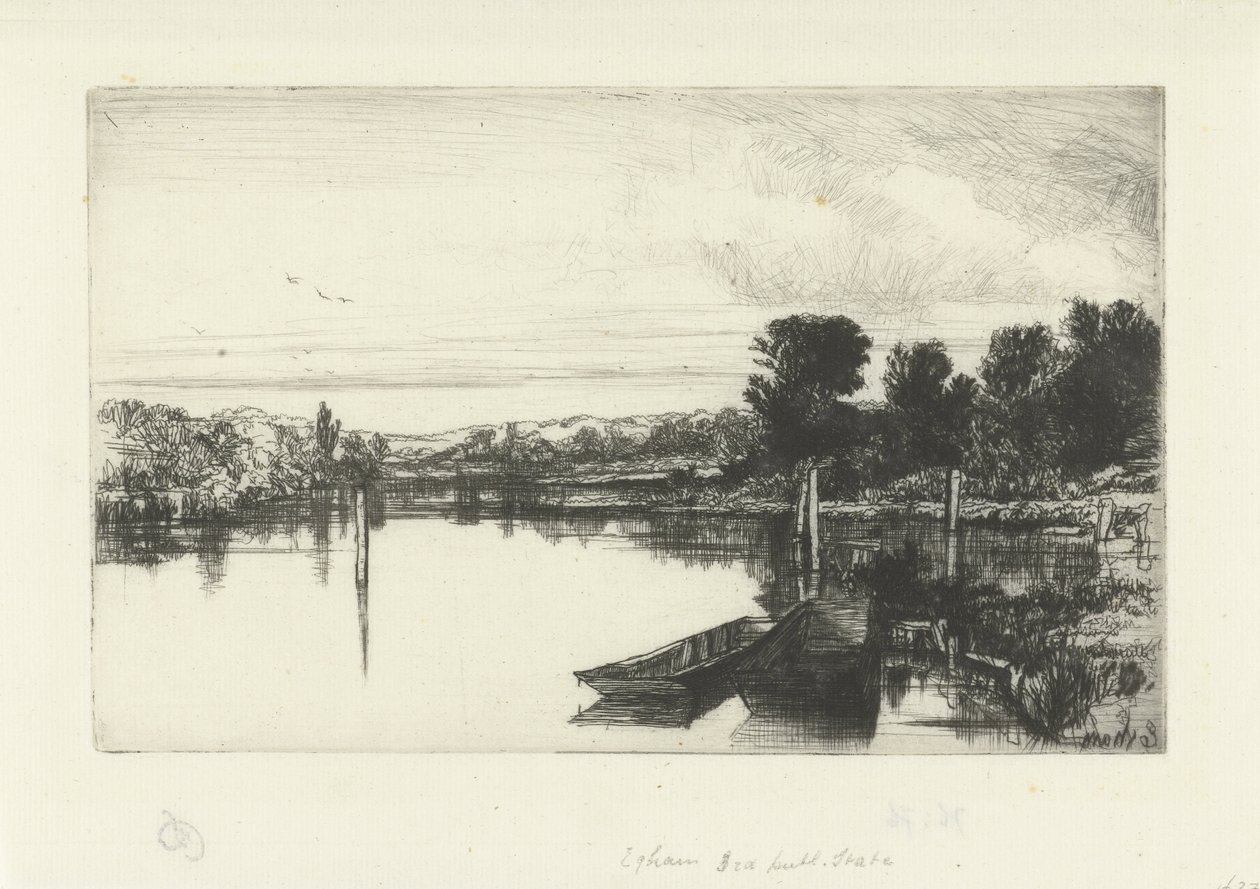 Egham - Francis Seymour Haden (Sir)