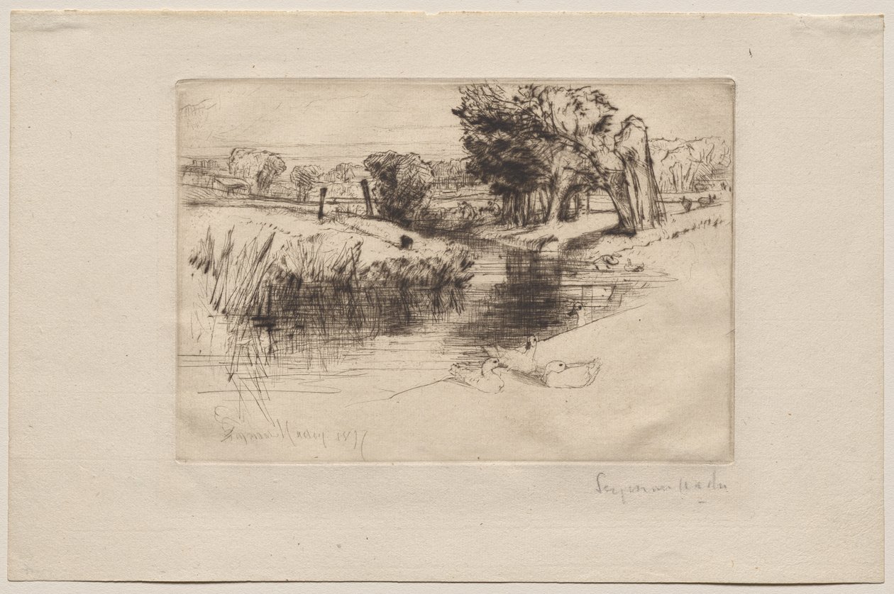 Un bras mort - Francis Seymour Haden