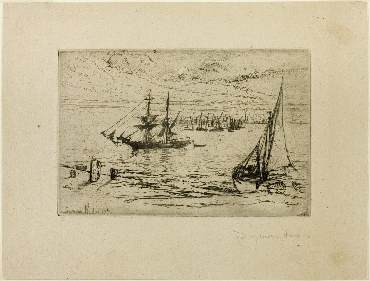 Une brigantine à l