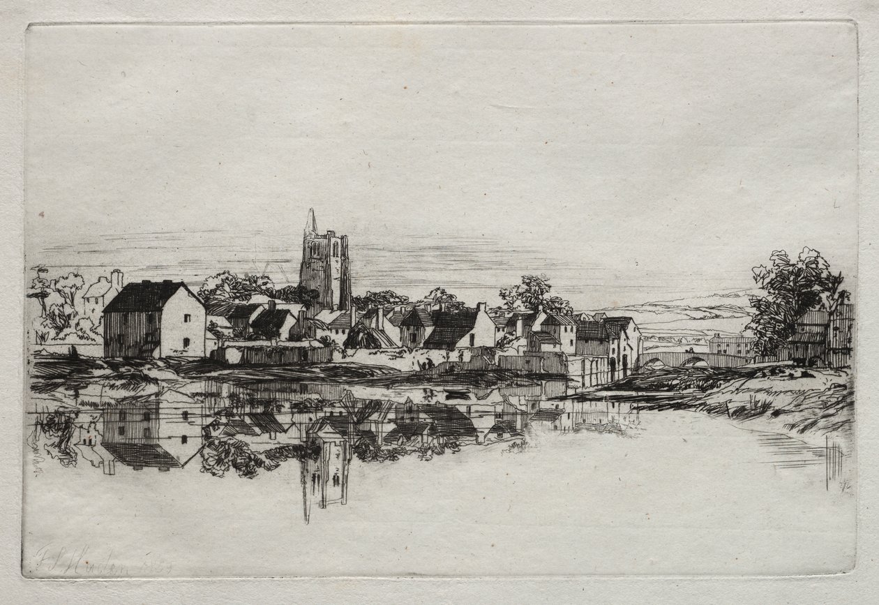 Ville de Kidwelly - Francis Seymour Haden