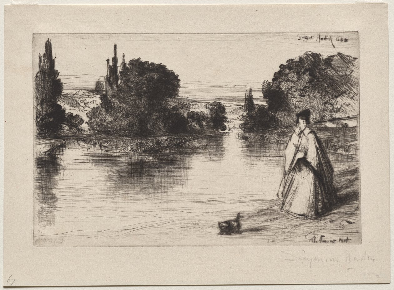 Chemin de halage - Francis Seymour Haden