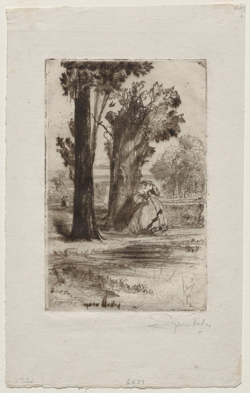 Presbytère à Sonning - Francis Seymour Haden