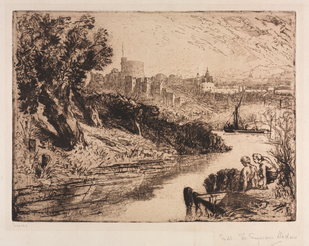 Château de Windsor - Francis Seymour Haden