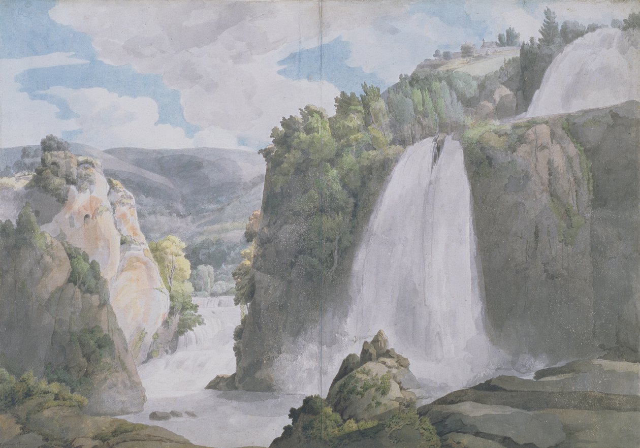 Cascades à Tivoli, 1781 - Francis Towne