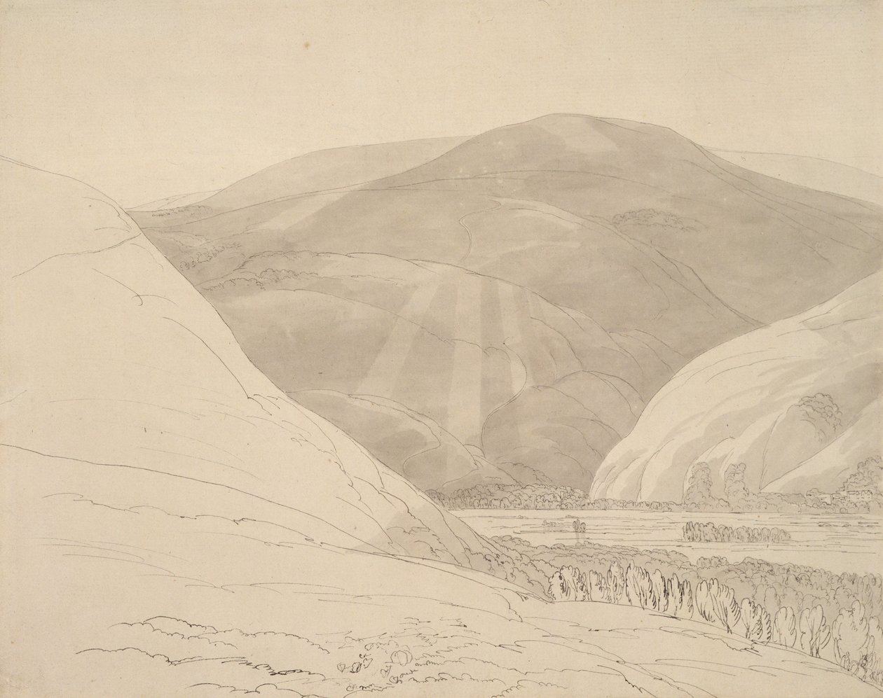 Croidon Hill - Francis Towne