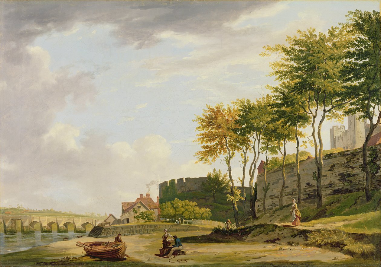 La Medway à Rochester - Francis Wheatley