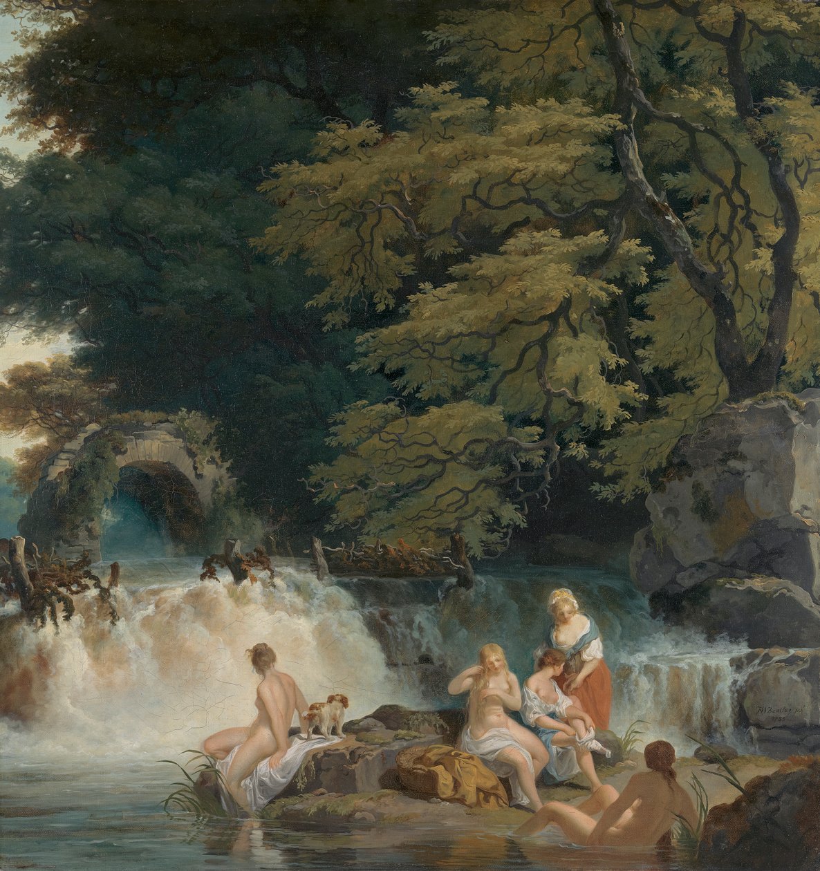 Le Saut du Saumon, Leixlip - Francis Wheatley