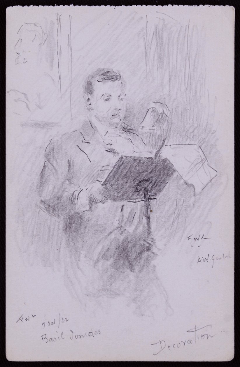 Portrait de Basil Ionides - Francis Wilfred Lawson