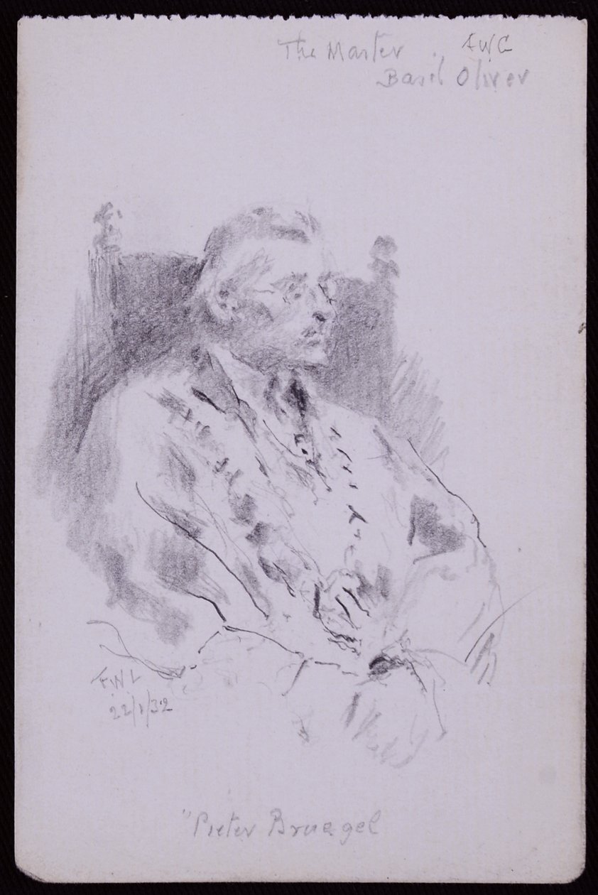 Portrait de Basil Oliver - Francis Wilfred Lawson