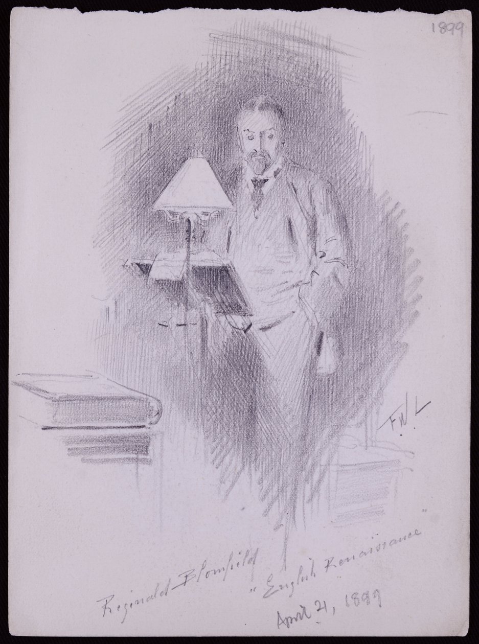 Portrait de Reginald Blomfield - Francis Wilfred Lawson