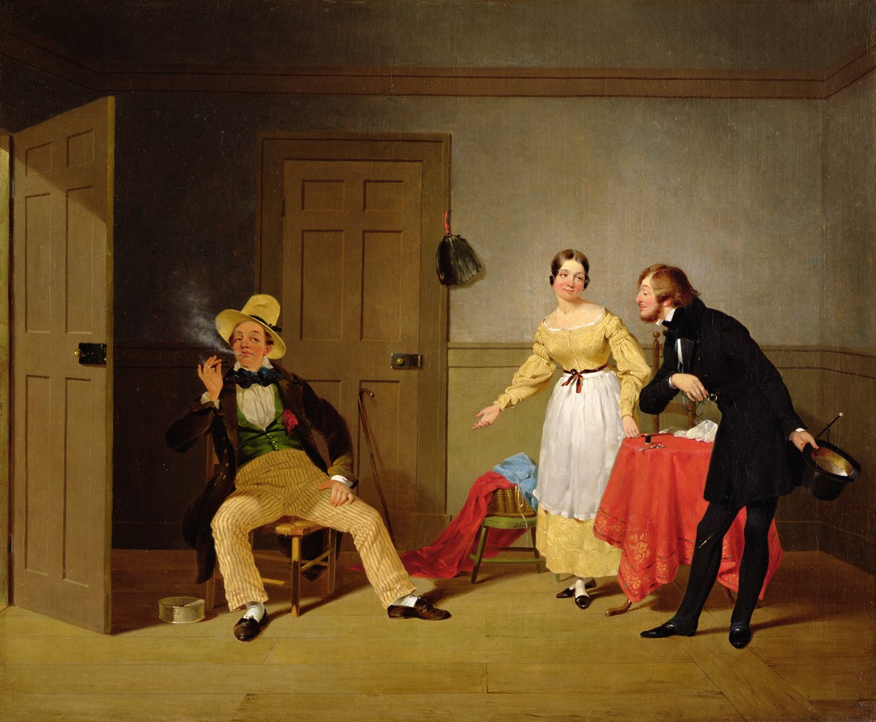 Les beaux de la ville et de la campagne - Francis William Edmonds