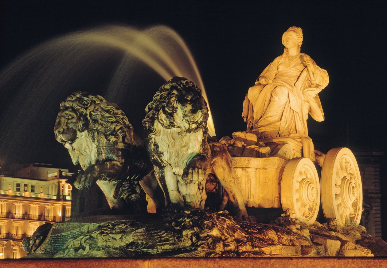 Fontaine de Cybèle la nuit, 1780 - Francisco and Michel, Robert Gutierrez