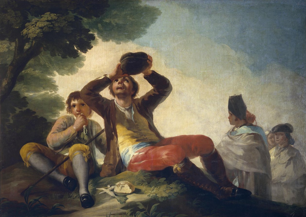 Le buveur - Francisco de Goya